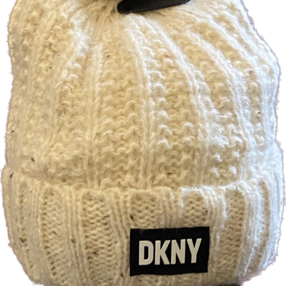 White DKNY hat